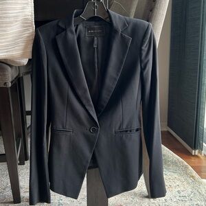 BCBGMaxAzria Black Tailored Single-Button Blazer